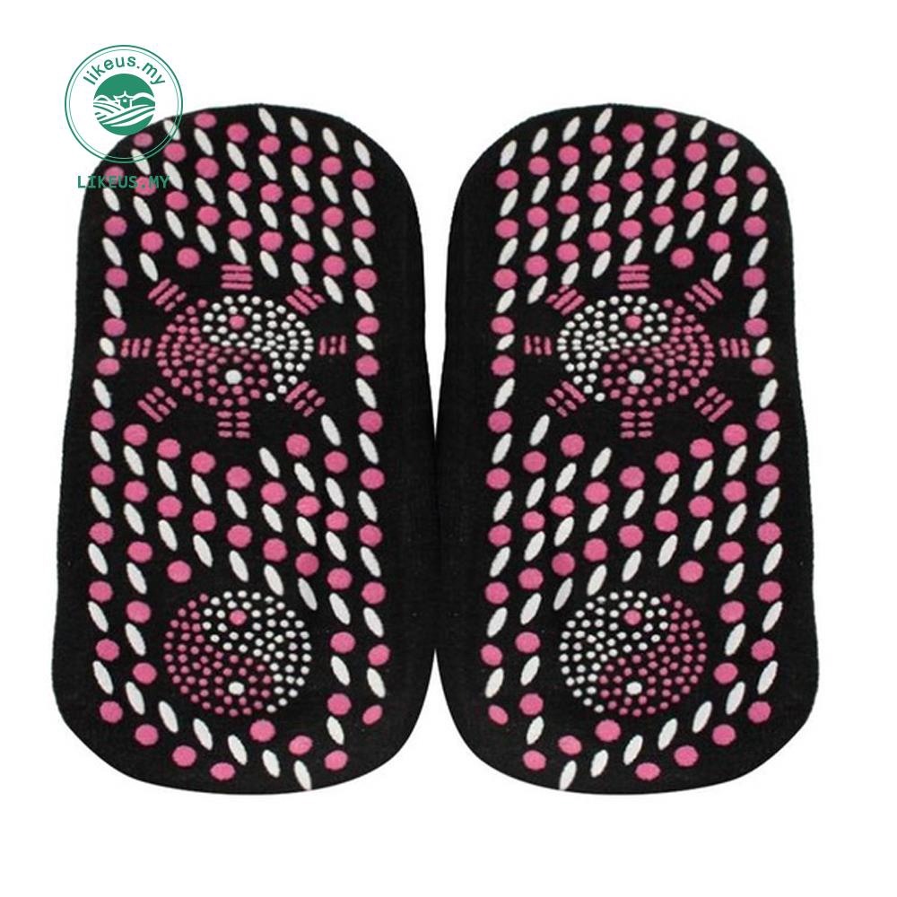 Likeus Tourmaline Socks Self Heating Socks Breathable Winter Magnetic  Therapy Far Infrared | Shopee Malaysia