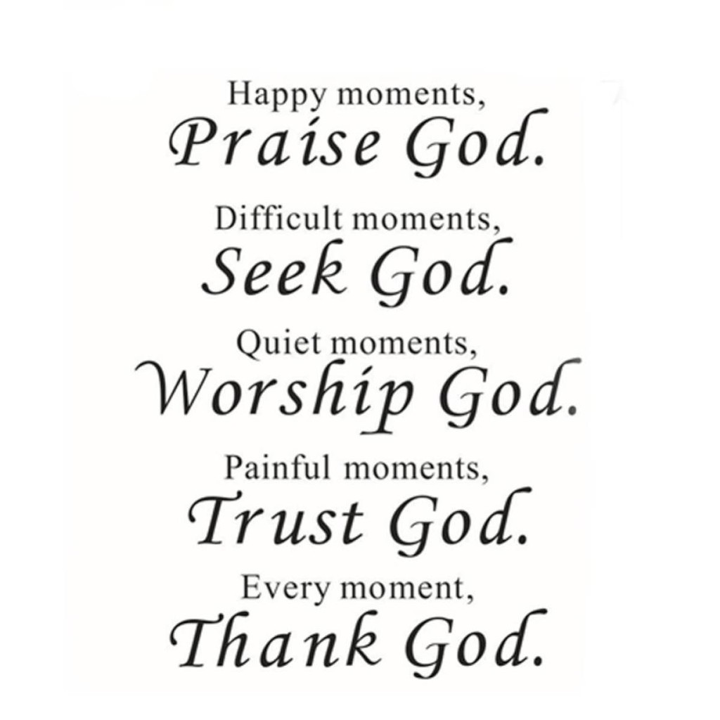 🇲🇾FREE RM50 VOUCHER🎁 MLQ Praise God Jesus Wall Sticker Home Deco Vinyl  Wallpaper | Shopee Malaysia