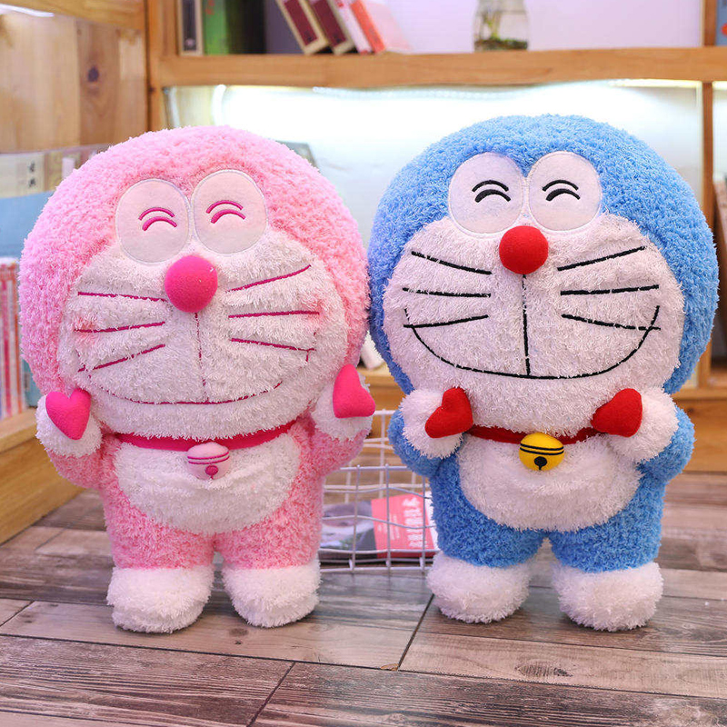 Doraemon doll female cartoon around blue fat doll Ding Dang Cat plush ...