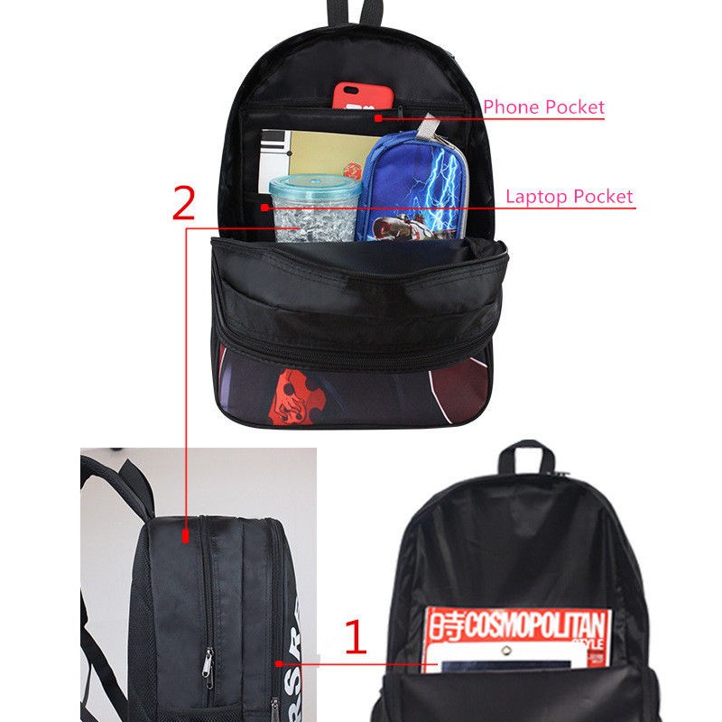 Roblox Game Boys School Bag Student Backpack Kids Sport - roblox backpack children boys school bag student laptop kids