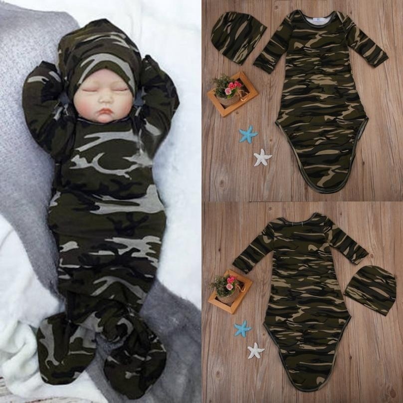 camo swaddle