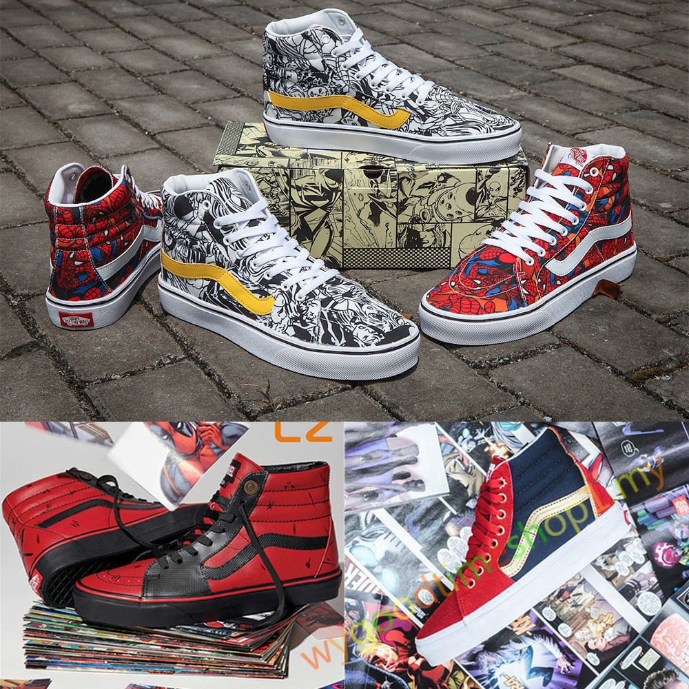 captain marvel vans mens