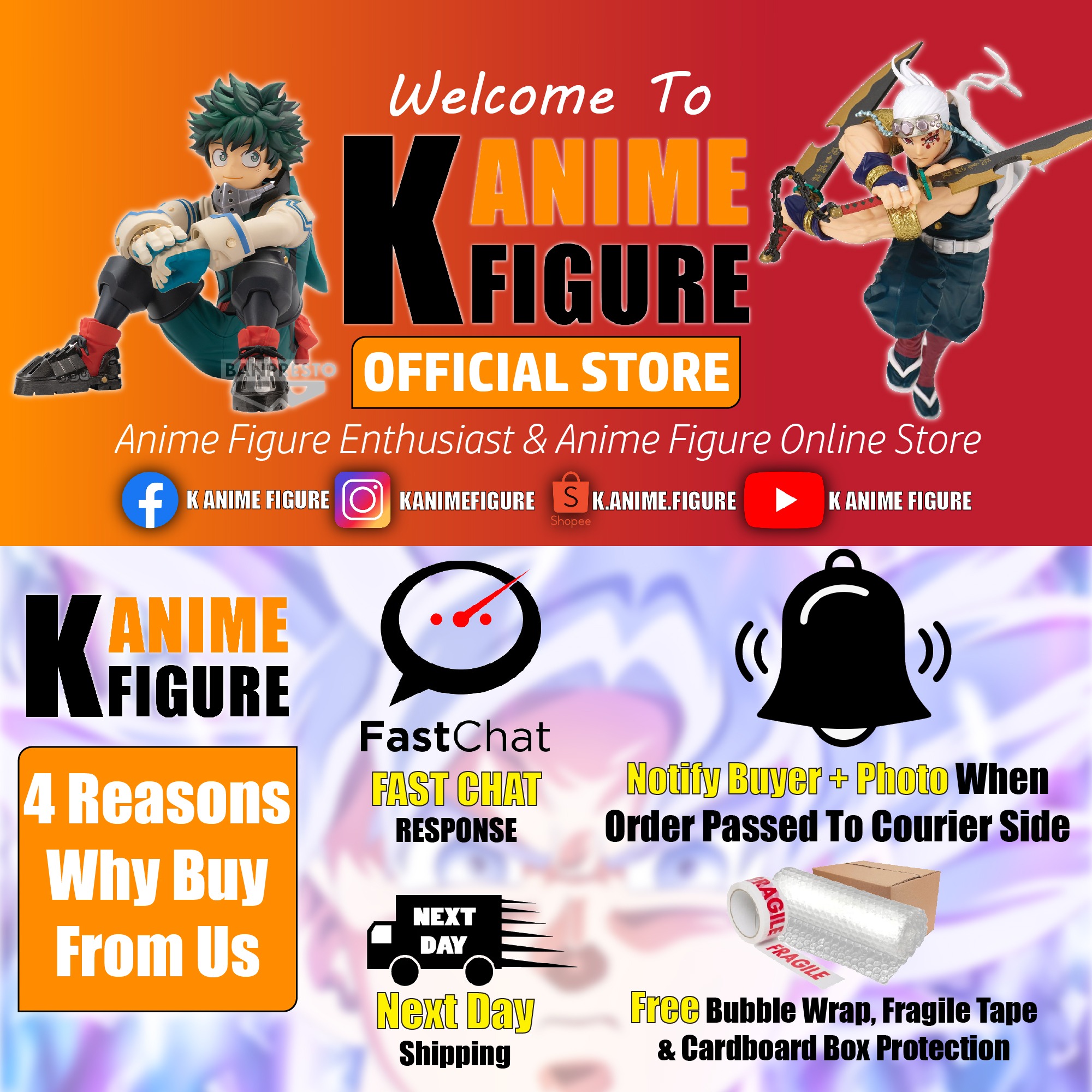 K ANIME FIGURE, Online Shop Shopee Malaysia