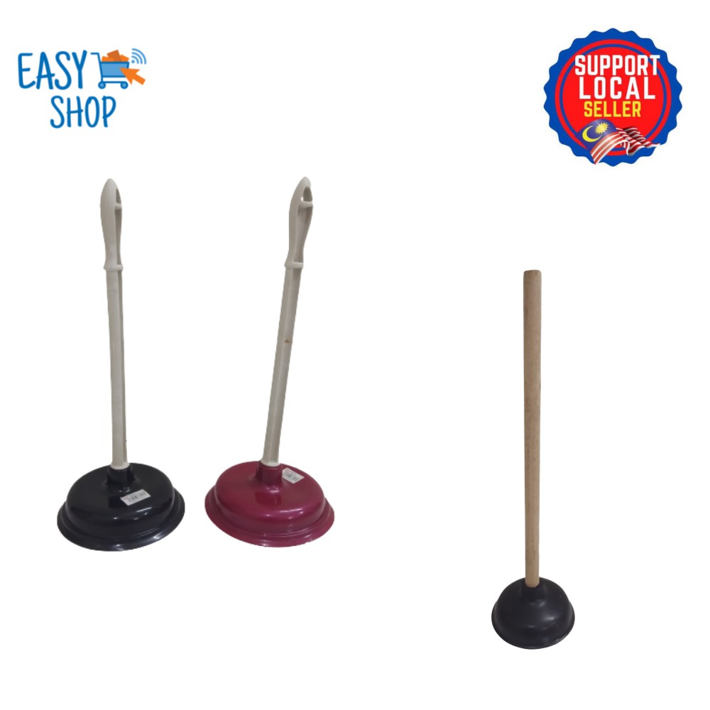 Toilet Pump Sink Plunger Clog Pump/ Pelocok Tandas Pam Sinki Tersumbat (1'Pc) Type A New PGMall