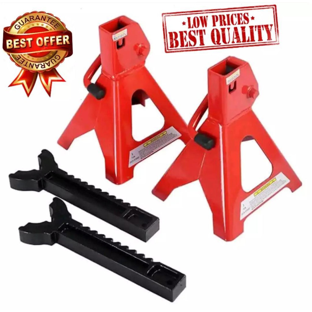 Heavy Duty Double Safety Locking Car Jack Stands Steel 2 TON 3 TON 6