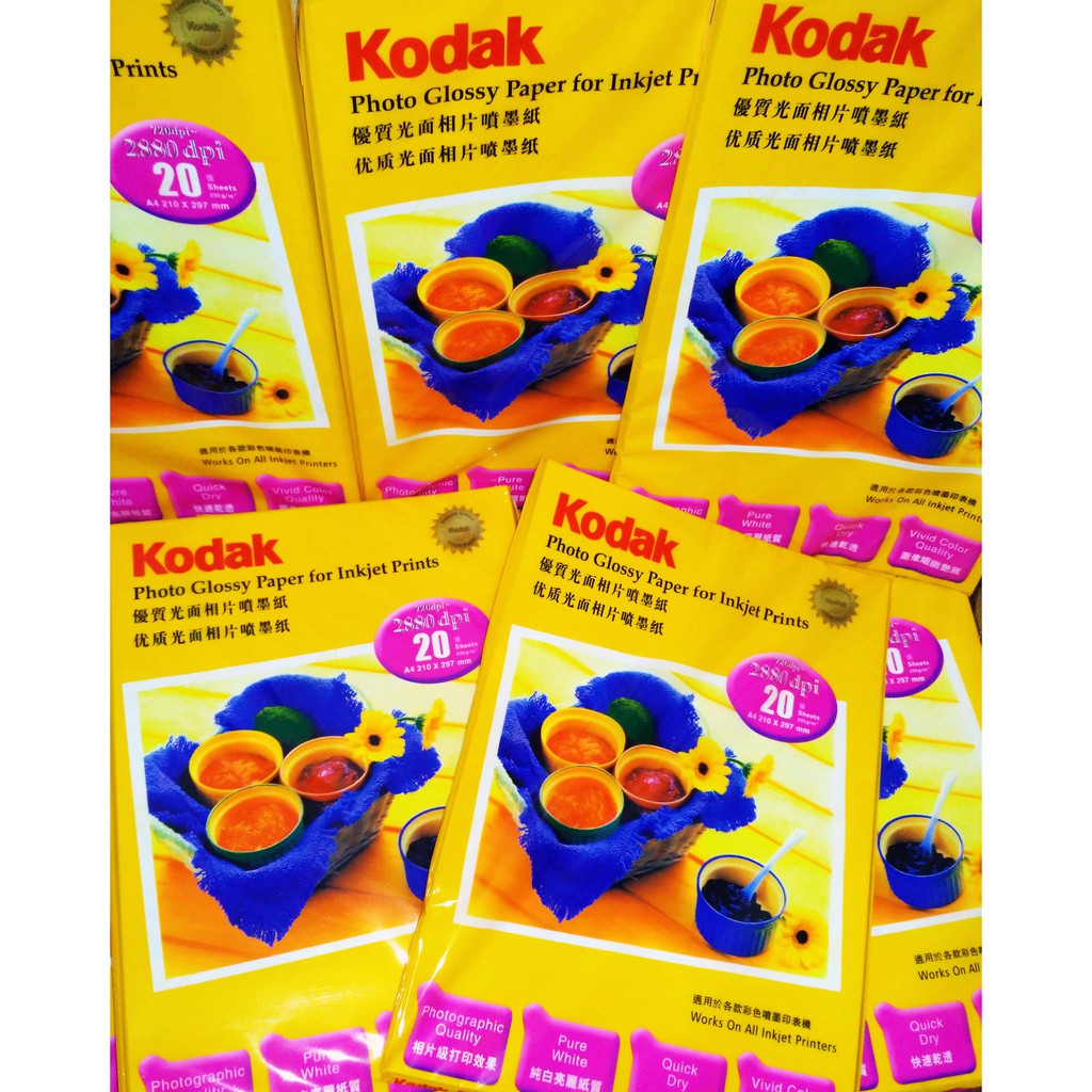 kodak glossy photo paper a4