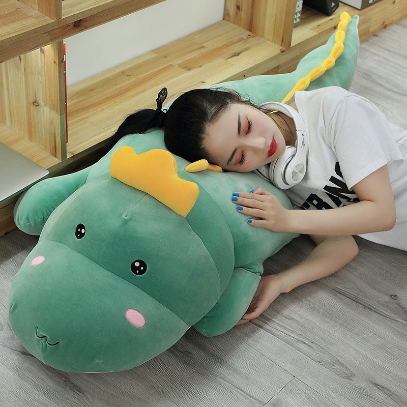 dinosaur plush pillow