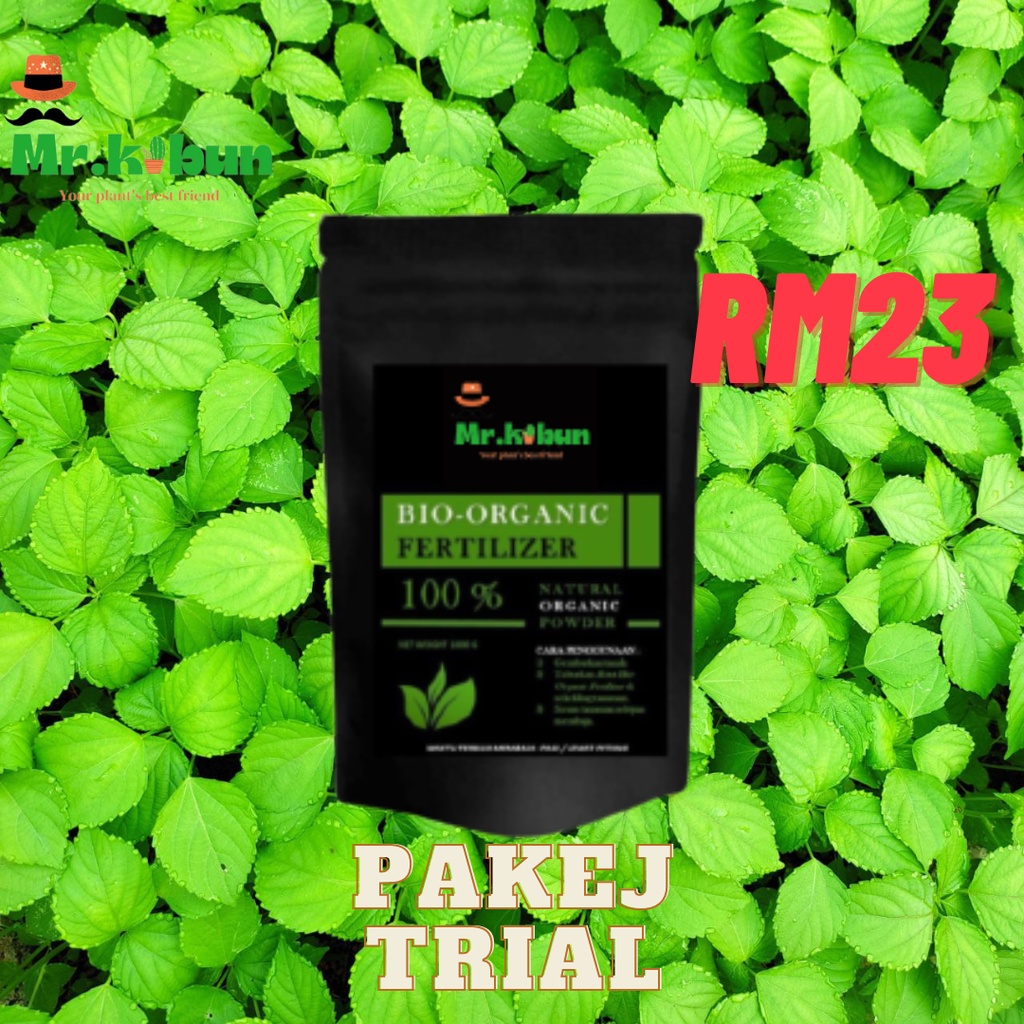 (Pakej Trial) Mr.Kebun BIO-ORGANIC FERTILIZER 1KG /baja Organik/baja ...