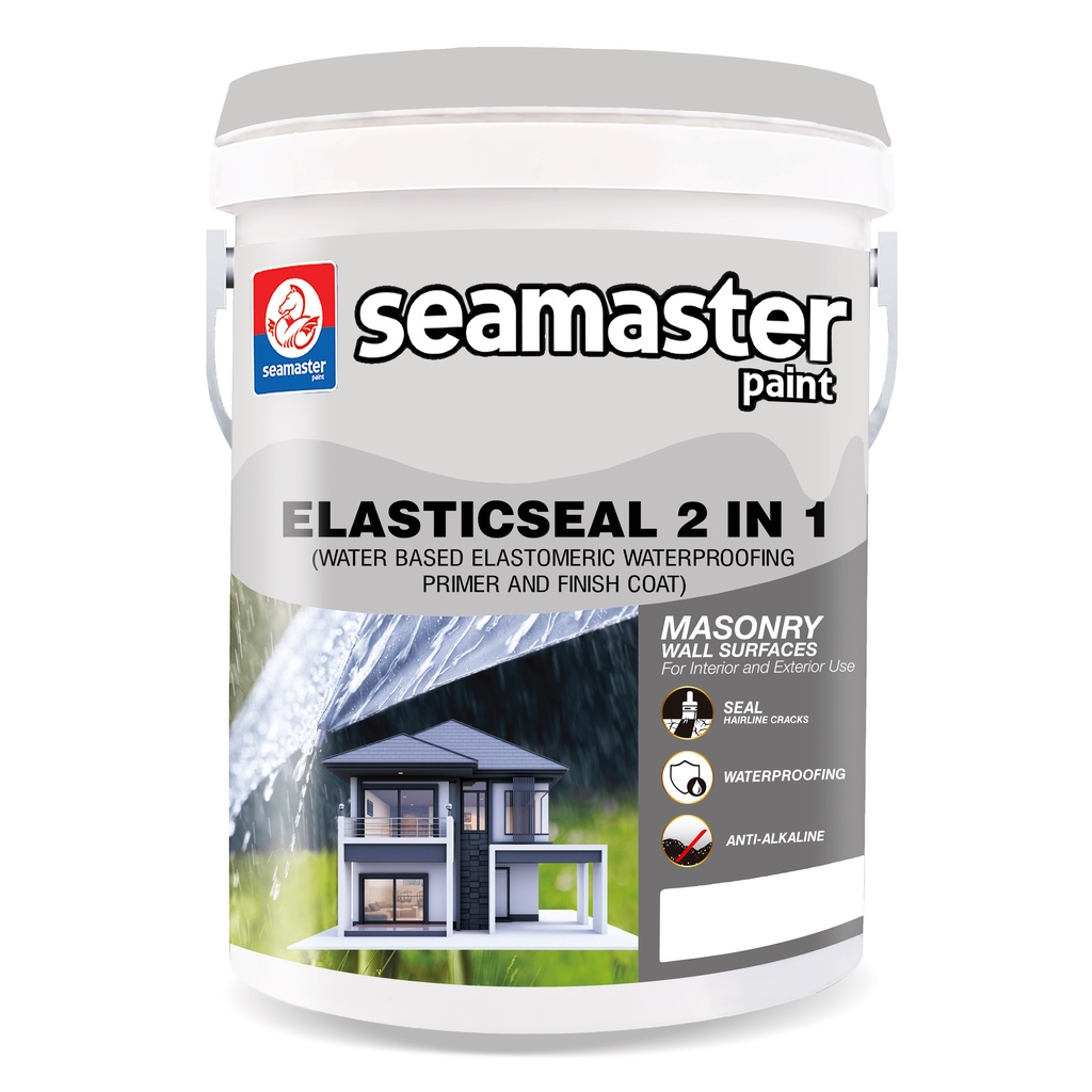Seamaster Paint Elasticseal 2 In 1 8605 Water Based Elastomeric