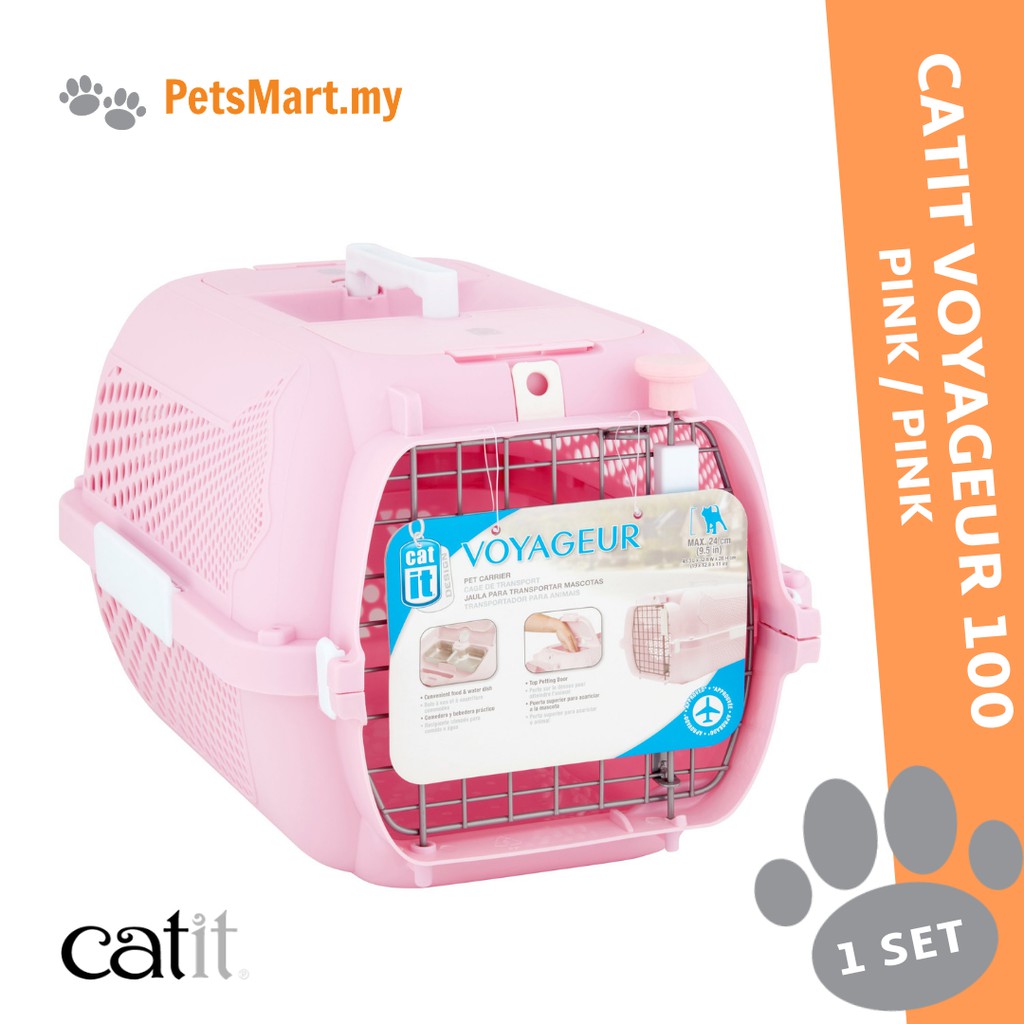 Catit Voyageur 100 Pink Pink Cat Carrier Shopee Malaysia