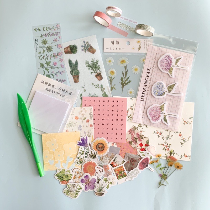 Floral Journal Set (Ready Stock) | Shopee Malaysia