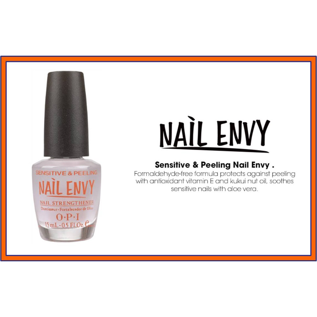 Opi Nail Envy For Sensitive Peeling Nails Shopee Malaysia