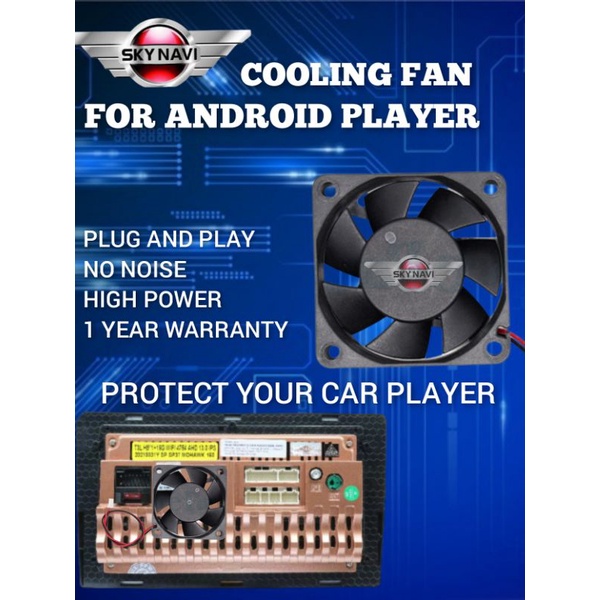 EXTRA COOLING FAN FOR CAR ANDROID PLAYER (HIGH POWER) Shopee Malaysia