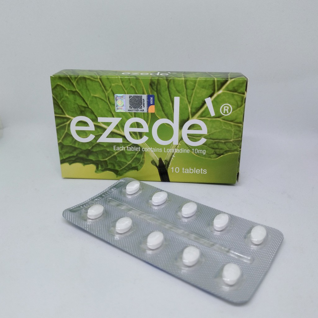 Ezede Allergic Gatal Selsema Hidung Ketat 10 S Shopee Malaysia