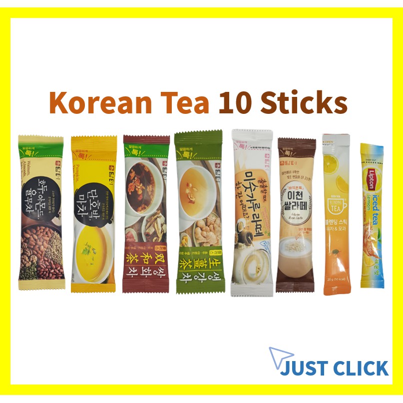 Korean Tea 10 Sticks / Tea collection / Healthy tea / Nutrition Tea