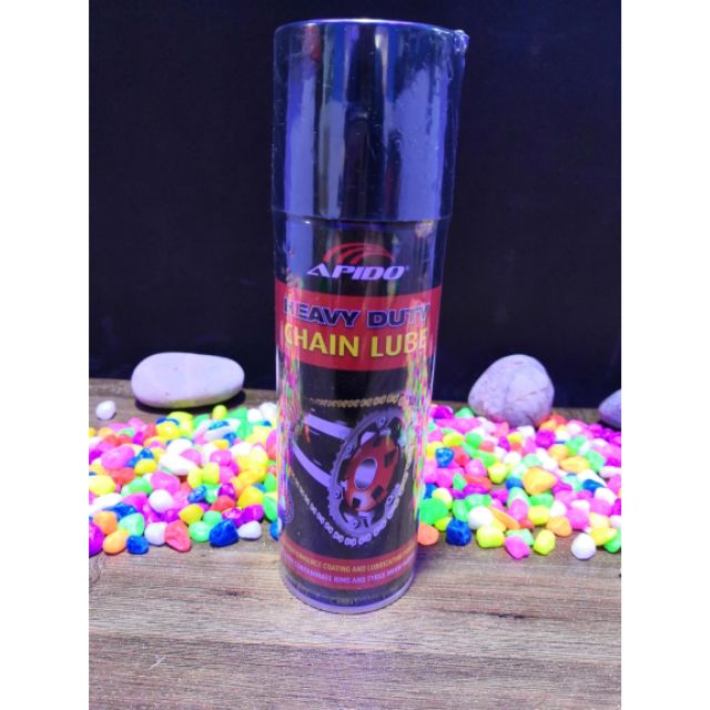 APIDO HEAVY DUTY CHAIN LUBE MINYAK RANTAI OIL 240ML HD 