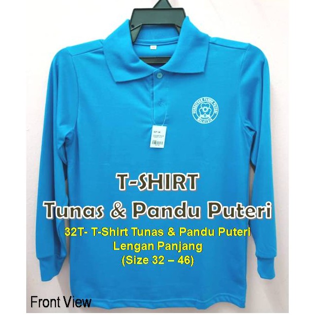 TUNAS PUTERI & PANDU PUTERI T-SHIRT LENGAN PANJANG (32T) | Shopee Malaysia