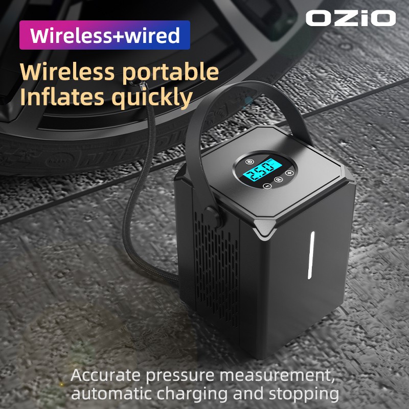 Car Air Pump Portable Electric Tire Inflator Motorcycle Bicycle Boat