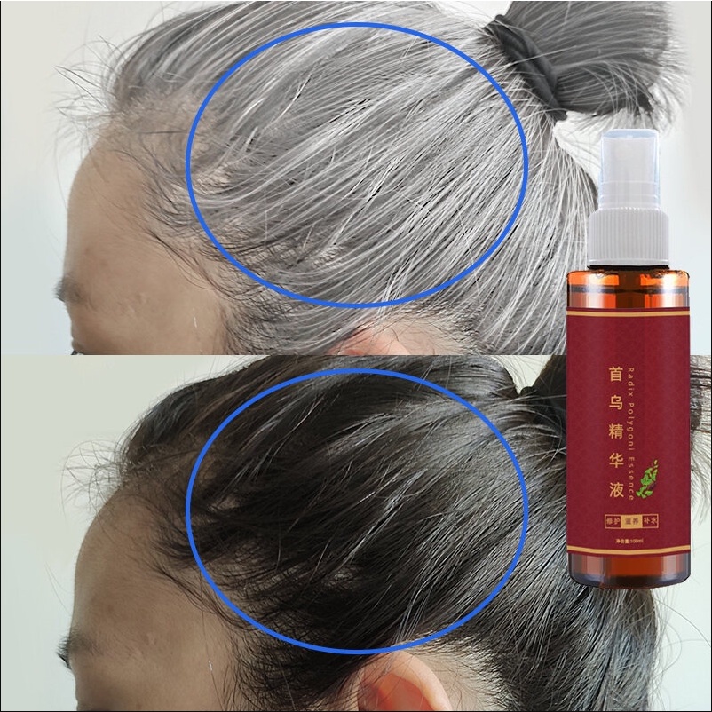 Base Herbal Black Hair Spray Grey Hair to Black Hair Harmless Black