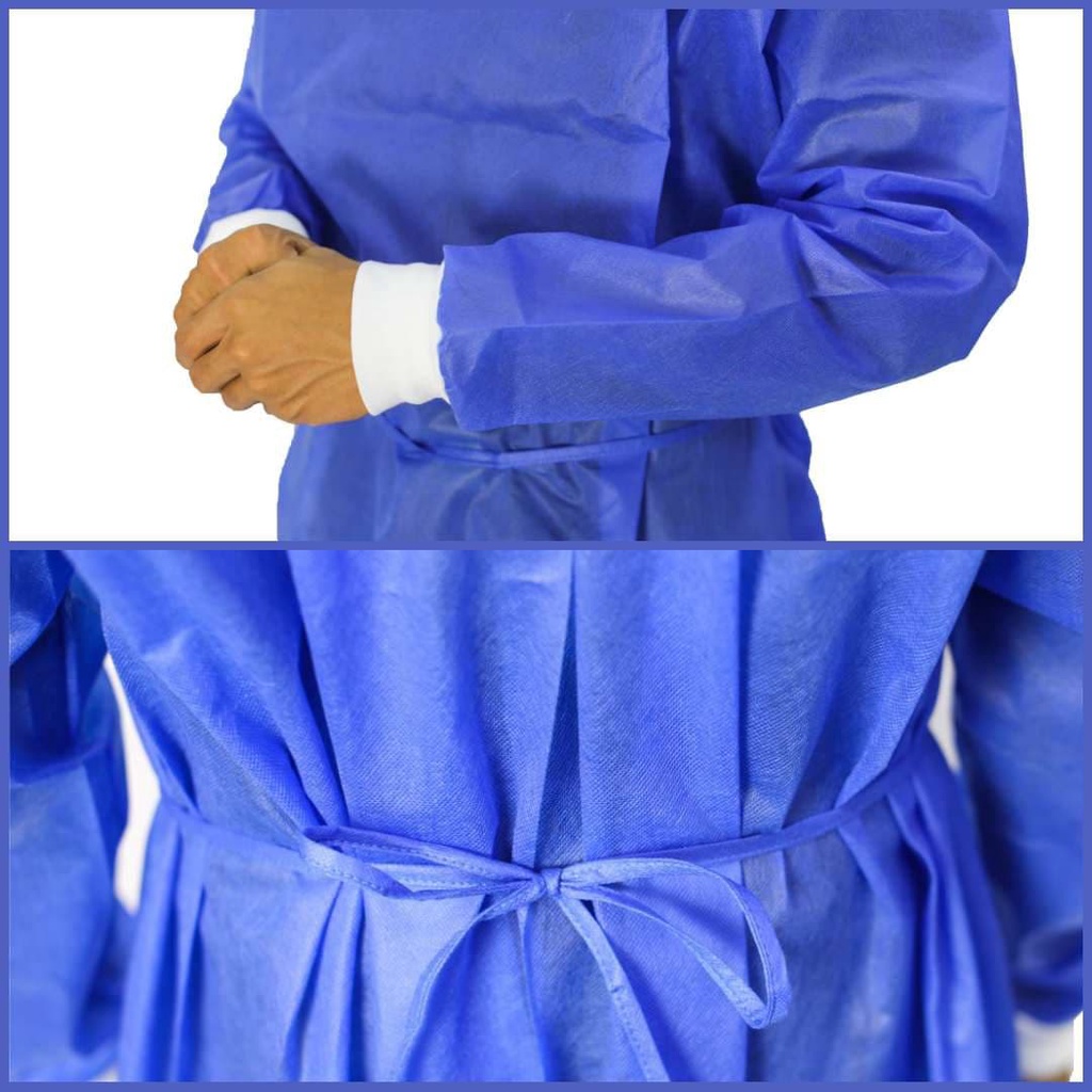 PPE - NON-SURGICAL ISOLATION GOWN | Breathable Non-Woven | Personal Protective Equipment