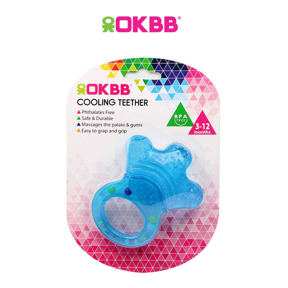 OKBB 3 - 12 Months BPA-Free Baby Toddler Toys Cooling Teether CT006