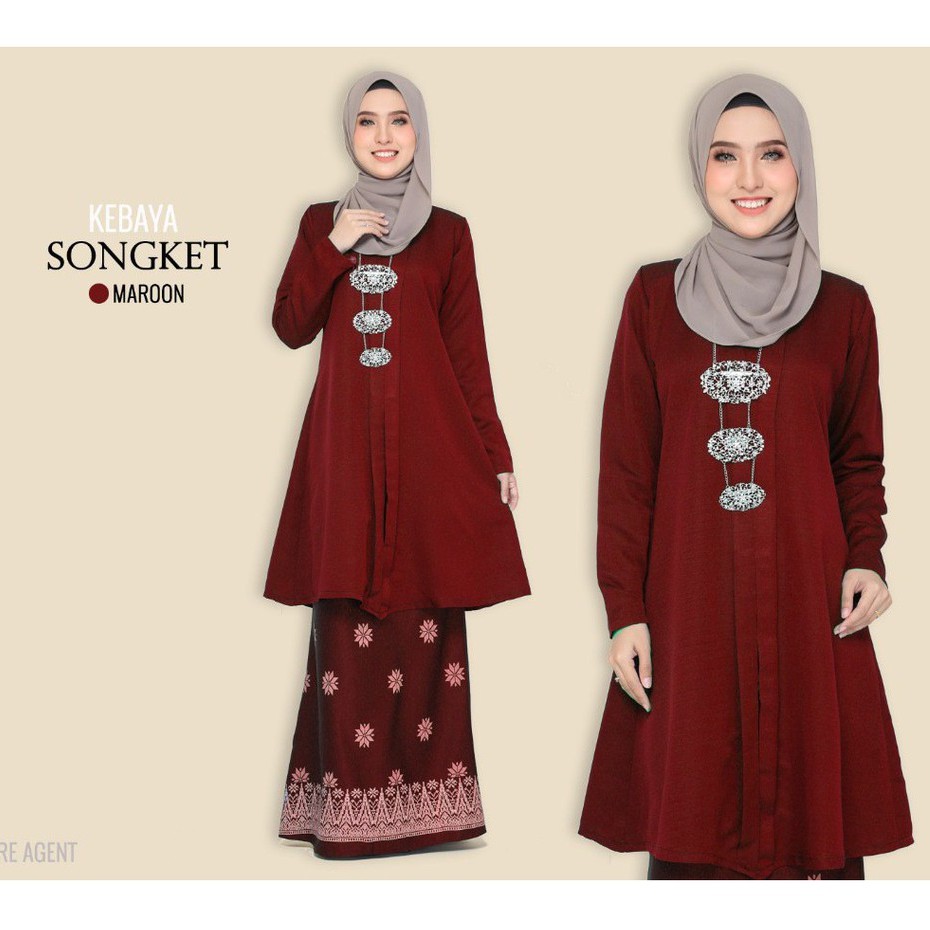 30 Ide Keren Contoh Design Baju Kain Songket Lamaz Morradean