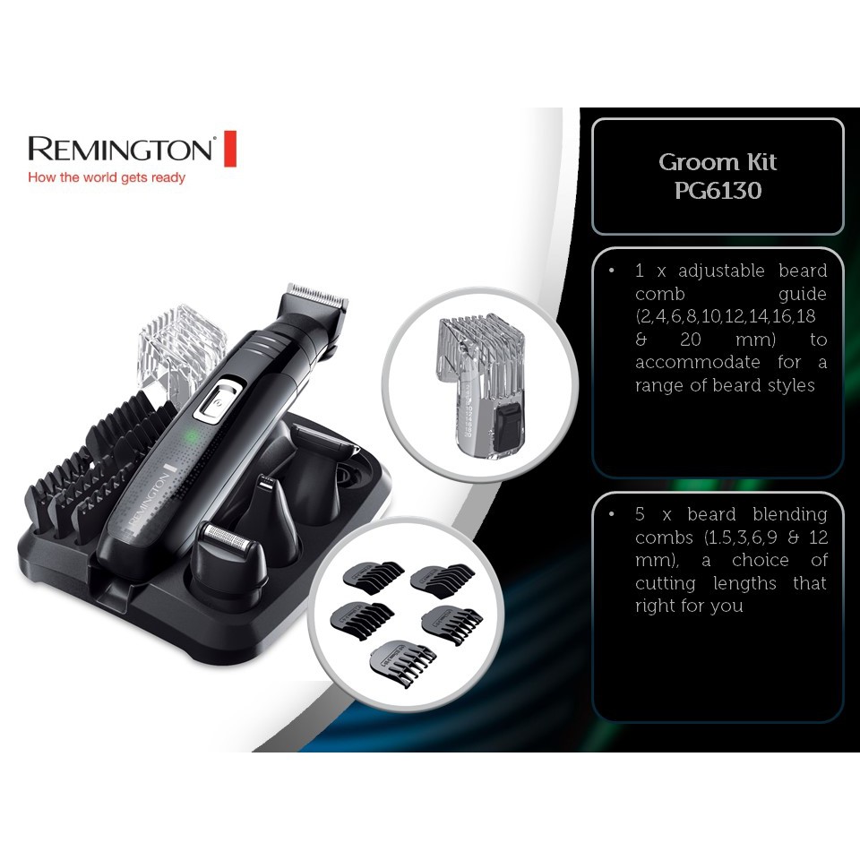 remington personal grooming kit pg6130