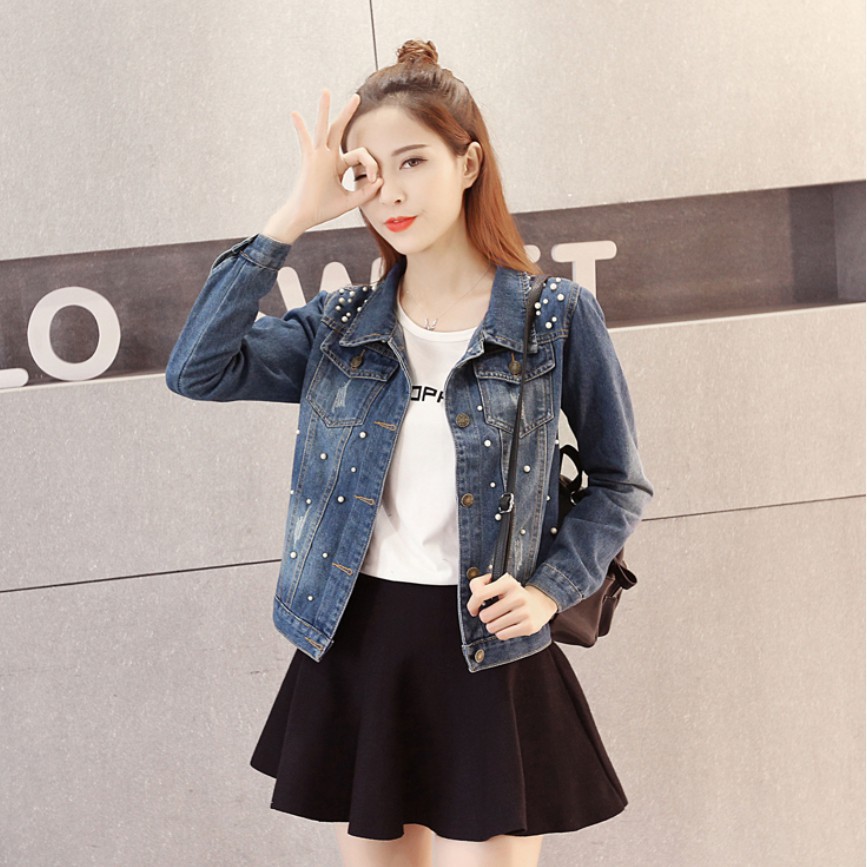 short jean jacket skirt