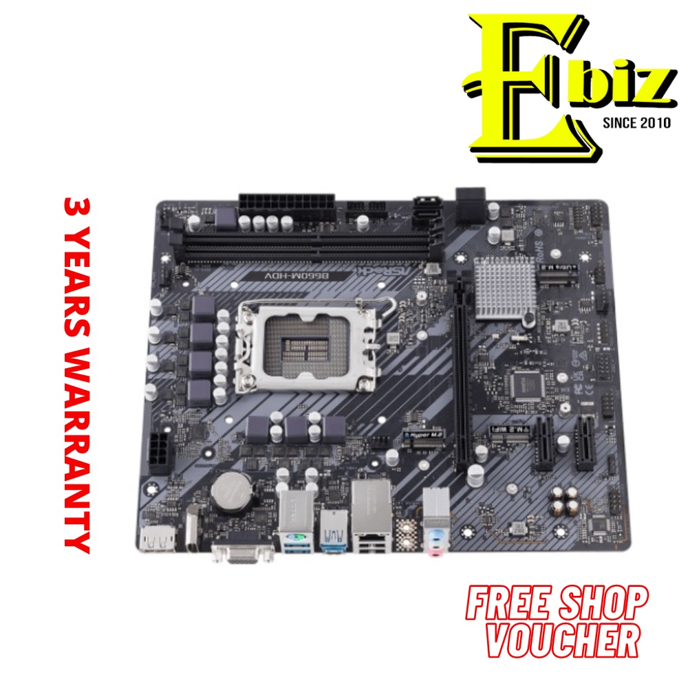 ASROCK B660MHDV LGA1700 DDR4 MOTHERBOARD Shopee Malaysia