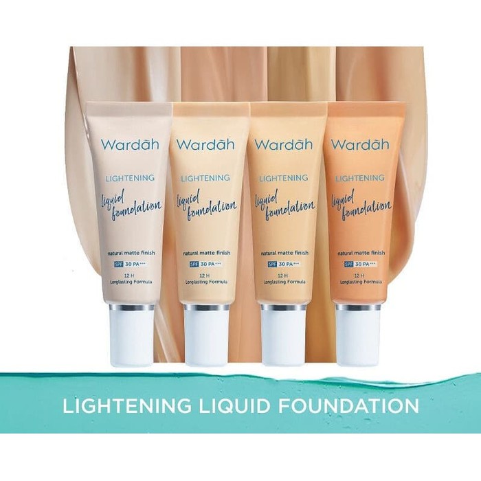 foundation wardah lightening liquid