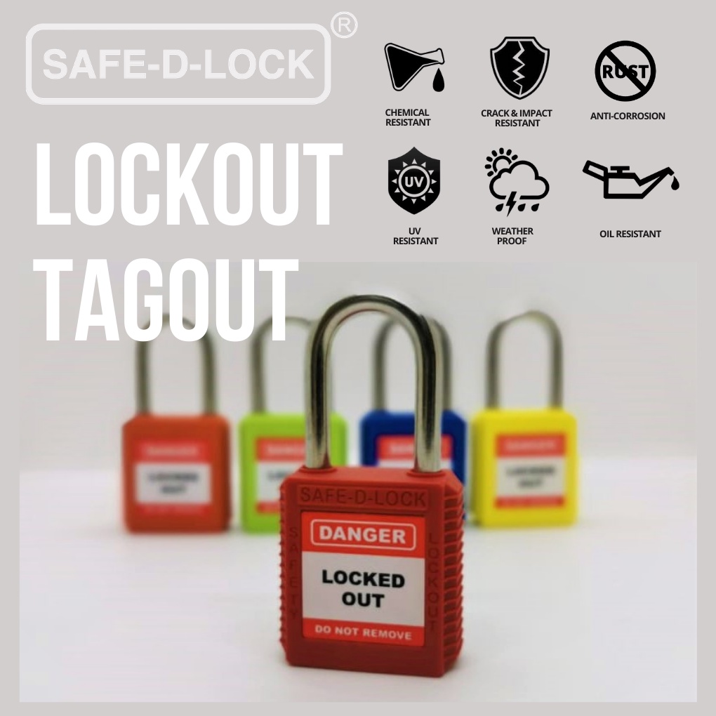 SAFEDLOCK VPLKD KEY DIFFERENT , EXTREME LOCKOUT PADLOCK, LOTO