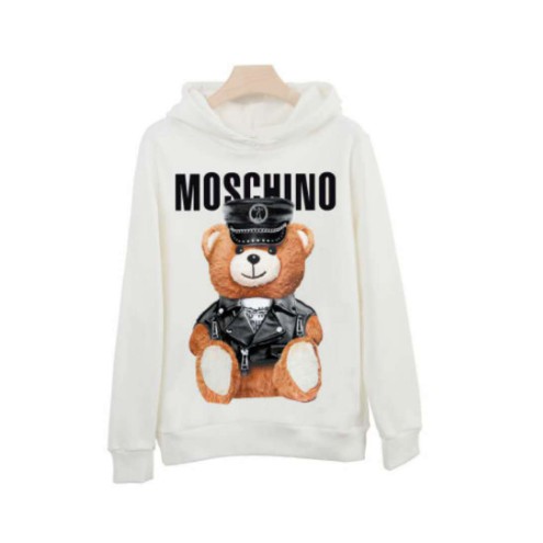 moschino bear hoodie mens