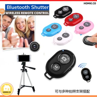 𝗕𝗟𝗨𝗘𝗧𝗢𝗢𝗧𝗛 Shutter Wireless Remote Control Monopod Tripod Selfie Stick Self Timer Mobile Phone Camera Gadget IOS Android