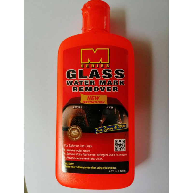 M Series Glass Watermark Remover (200ml) Water stain Watersport
