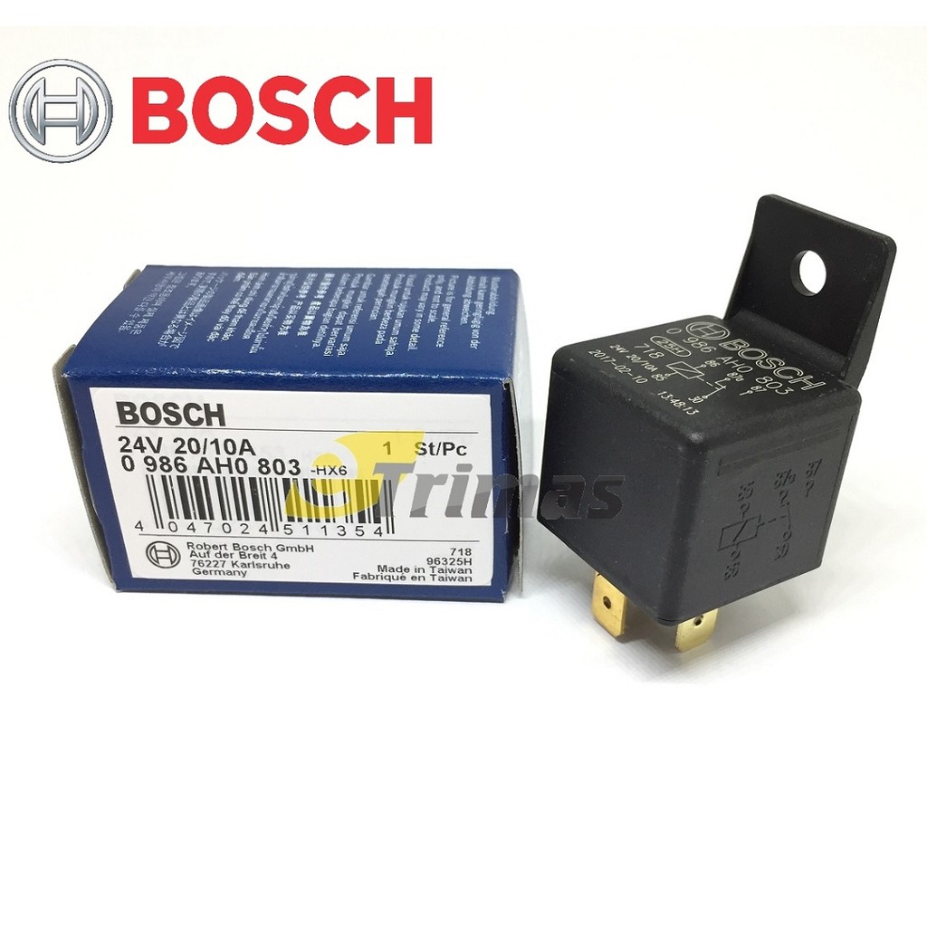 0986ah0803 Original Bosch Automotive Relay 24v 87a Lorry Truck