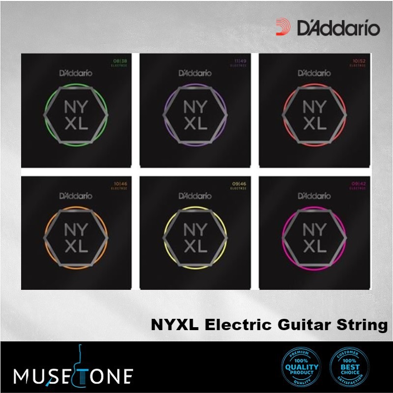 DAddario D'Addario NYXL Nickel Wound 8-38 Electric Guitar Strings Super Light 19954911690 
