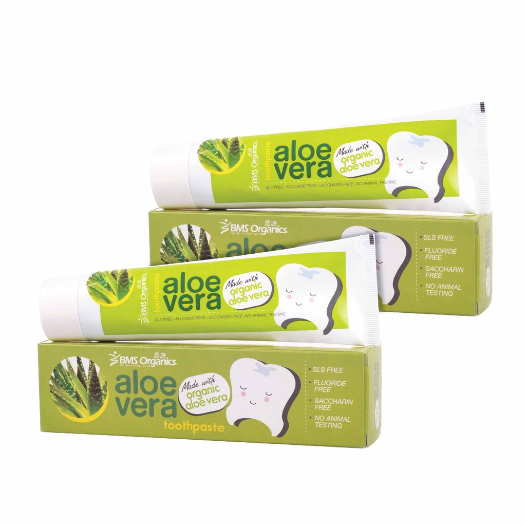 Bms Organics Aloe Vera Toothpaste Shopee Malaysia