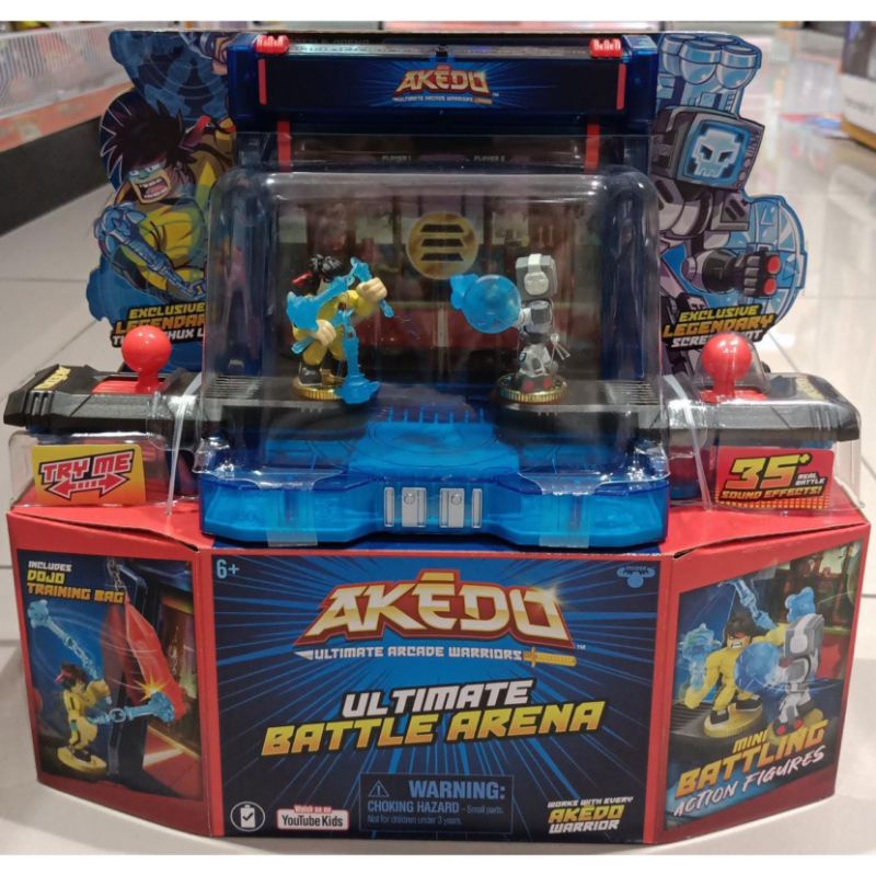 Akedo Ultimate Arcade Warriors Battle Arena Toys For Collection