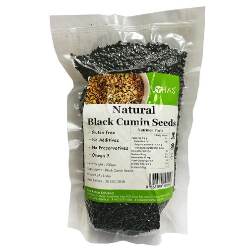 Natural Black Cumin Seeds Black Seeds 200g Shopee Malaysia