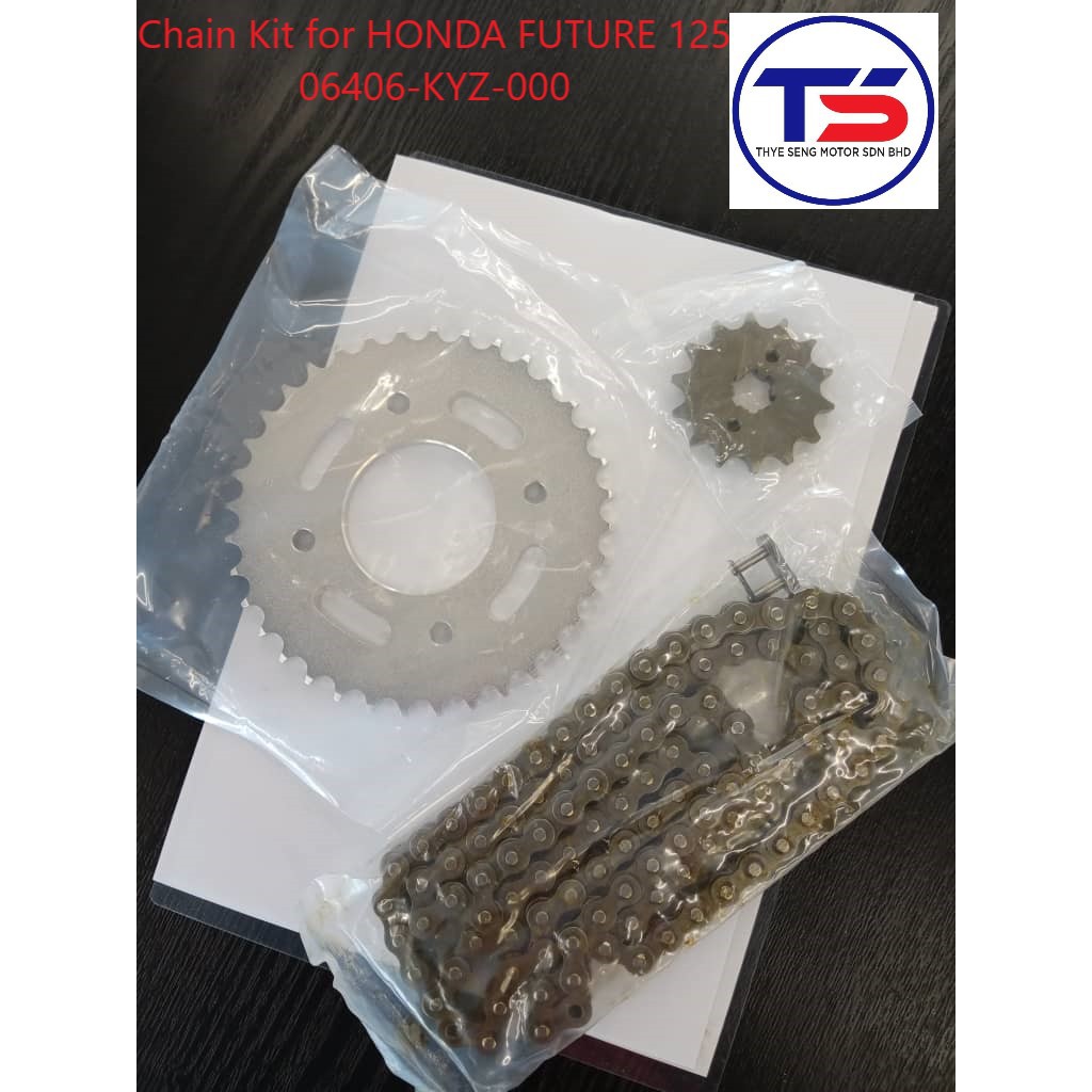 100 Genuine Honda Motorcycle Spare Parts Honda Future 125 Kyz Chain Kit Shopee Malaysia