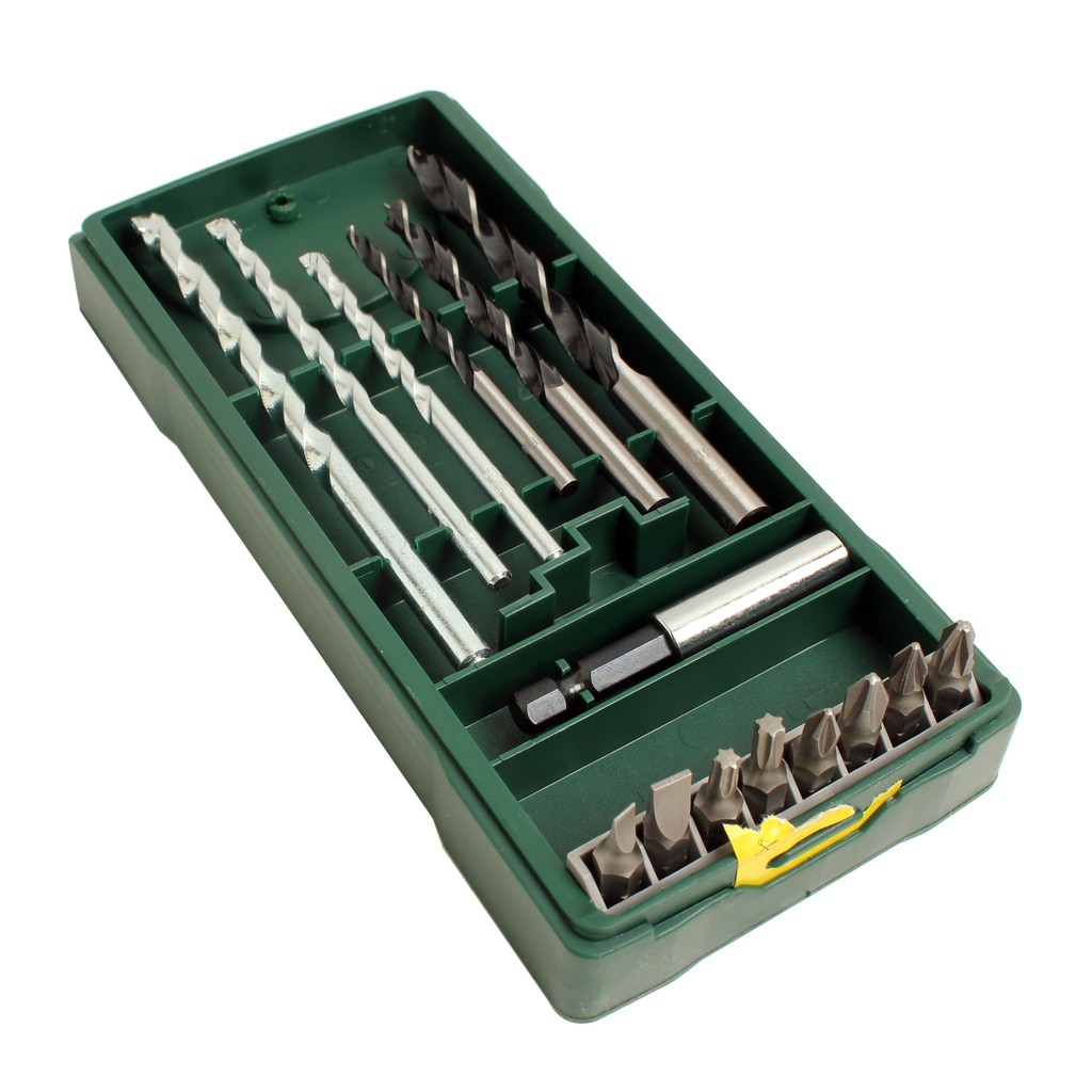 Bosch Driver Drill Bits Wood Concrete Bit Set 15PCS Shopee Malaysia