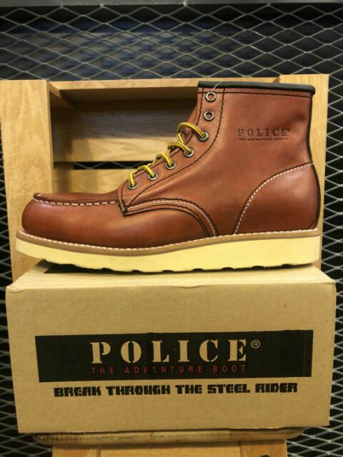 police steel toe boots
