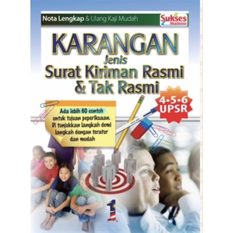 Siri Nota Lengkap Ulangkaji Mudah Upsr Karangan Jenis Surat Kiriman Rasmi Tidak Rasmi Shopee Malaysia