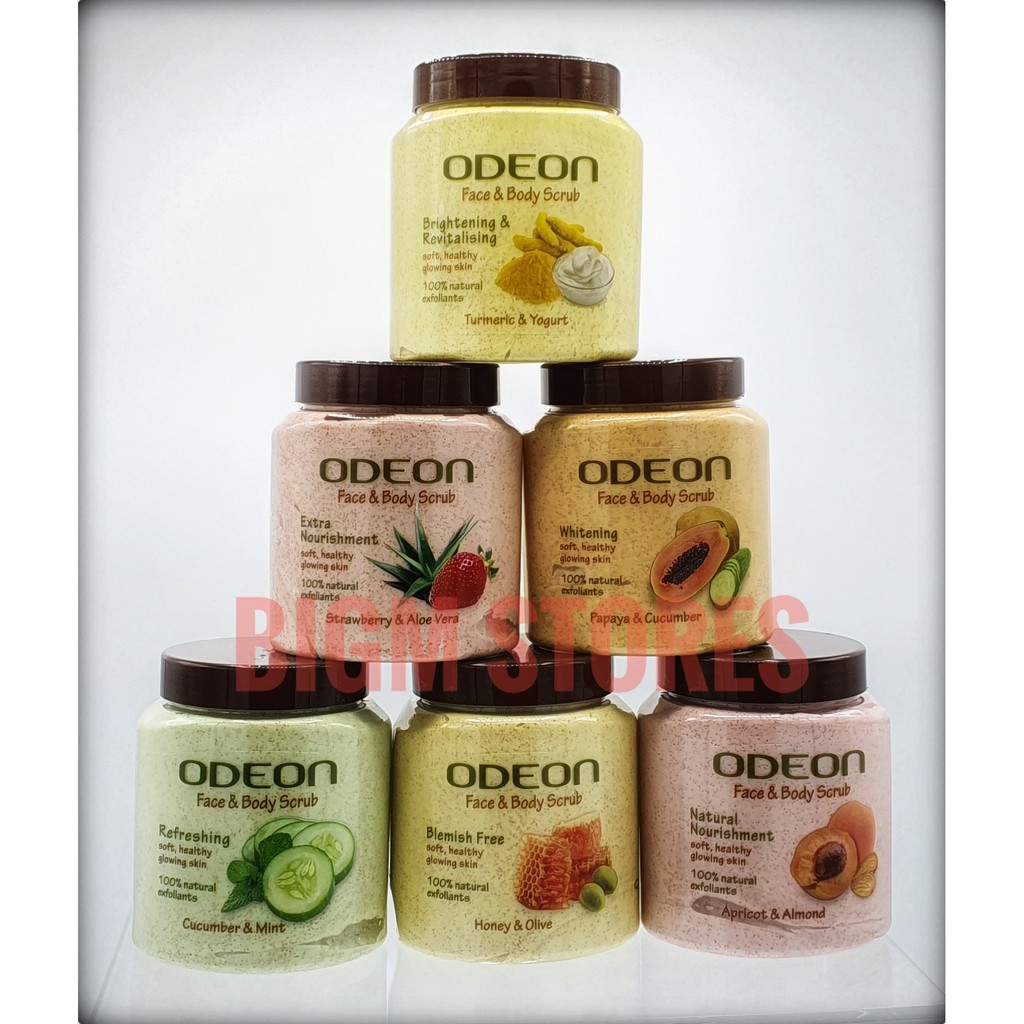 Odeon Face And Body Scrub Shopee Malaysia