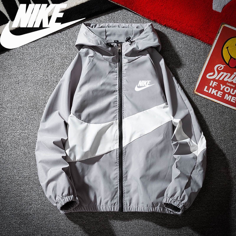 🔥BIG SALE🔥【Ready Stock】Nike Jaket Men's Windproof and Waterproof Good Quality Jacket Spring and Autumn Hoodie Baseball Uniform Coat