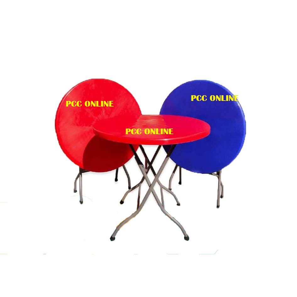  MEJA  PLASTIK  LIPAT BULAT  3FT PLASTIC ROUND TABLE 