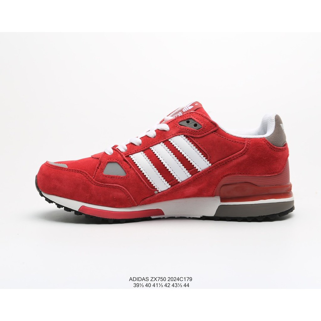 Original Adidas zx750 Red running shoes sneakers men shoes ready stock |  Shopee Malaysia