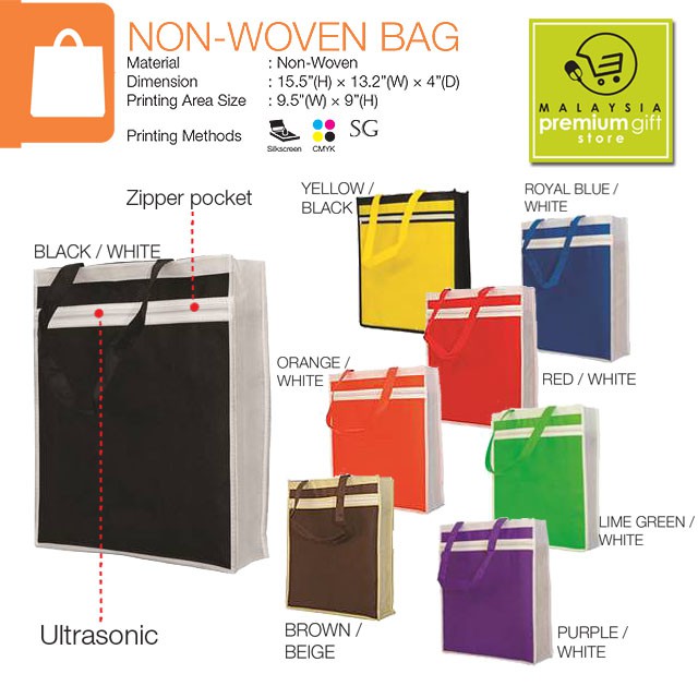 Non-Woven Bag Eco Friendly Portable (NW10)