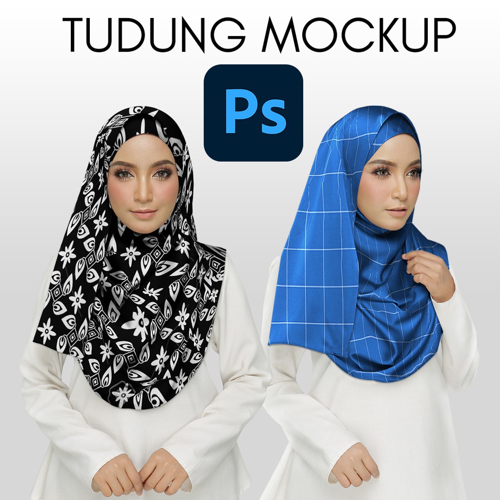 Download Mockup Hijab Tudung Adobe Photoshop Psd High Resolution I Hijab Tudung Shawl Shopee Malaysia