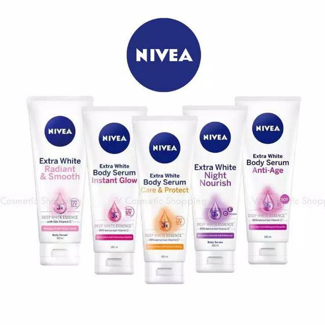 Nivea Body Serum All Variants 180ml Shopee Malaysia